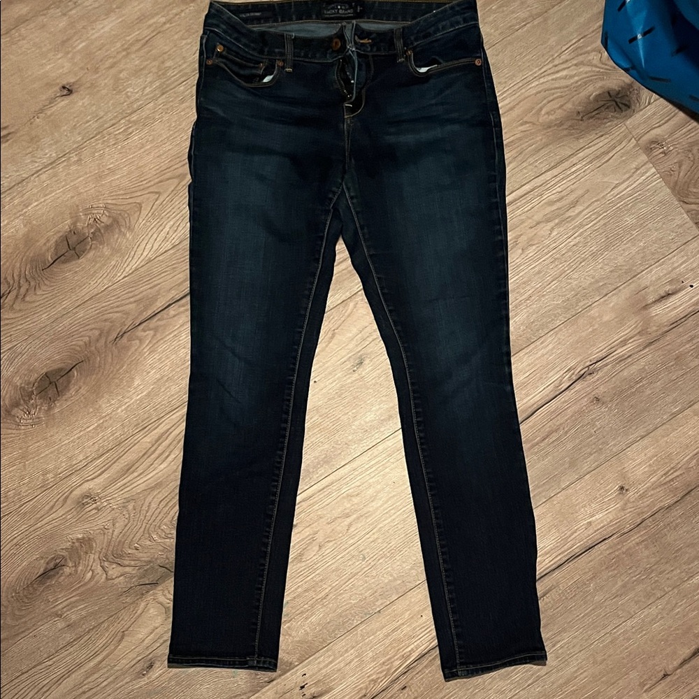 Lucky Brand Women's Deep Indigo Lolita Skinny Jeans